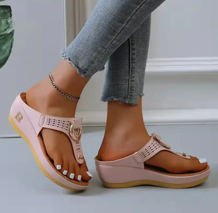Monroe™ | Stability-Enhancing Therapeutic Sandals Pink Shoes & Sandals