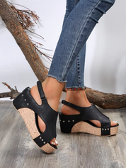 Thalia™ | Stylish Wedge Sandals Shoes & Sandals