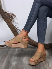 Thalia™ | Stylish Wedge Sandals Shoes & Sandals