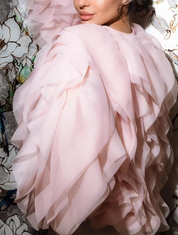 Karissa | Elegant Ruffles Sleeved Blouse Blouse