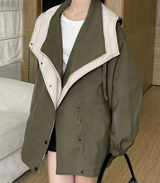 Sofina™ | Stylish and Water-Repellent Trench Coat Green Jackets