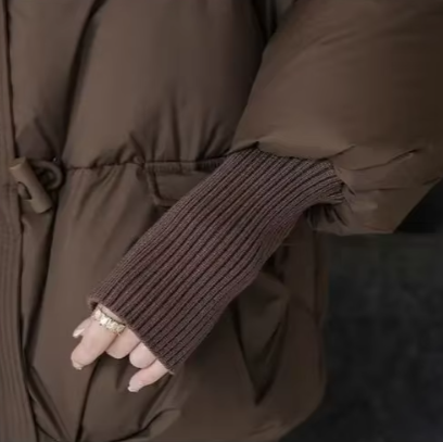 Dulcie™ | Elegant Plush-Collar Puffer Coat Jackets