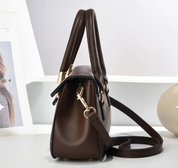 Vintage-Inspired Letter Print Women's Crossbody Handbag Handbags