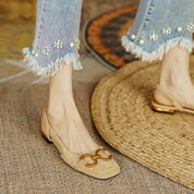 Orthopedic Leather Buckle Sandals Women Sandals