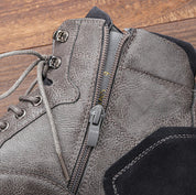 Frontier Leather Boots Durable Comfort Non Slip Sole for Men Boots
