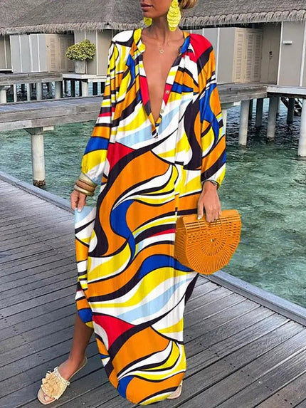 Nerys | Maxi dress Yellow Dresses