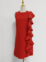 Esmeralda | Elegant Ruffle Dress Dresses