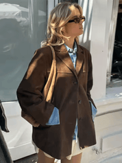 Women Vintage Suede Jackets Jacket
