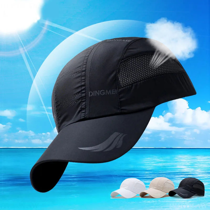 Quick‑Dry Mesh Sports Cap Hats