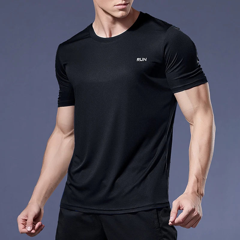 Quick-Dry Compression Athletic Tee – Lightweight Gymwear T Shirts