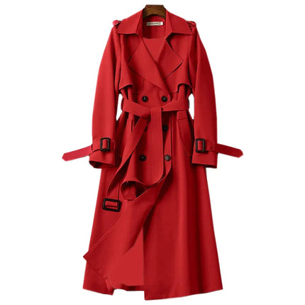 Marney | Spring coat Red Coats & Jackets