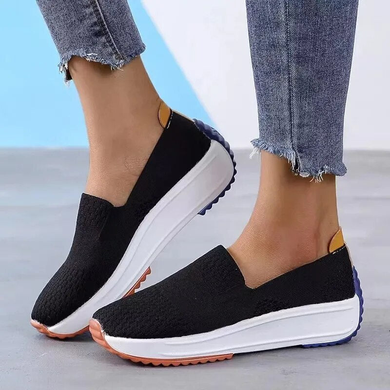 Frances | Orthopedic Slippers Black
