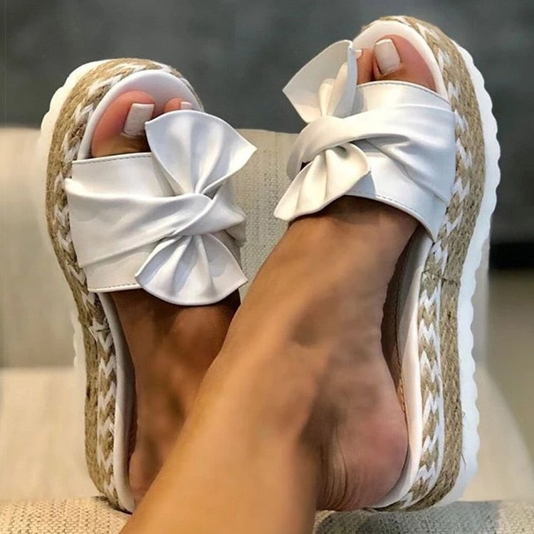 SummerFlair Women's Summer Sandals White sandals