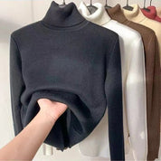 Elegant Knitted Turtleneck Sweater Turtleneck Sweater