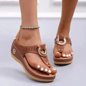Monroe | Stability-Enhancing Therapeutic Sandals Brown Shoes & Sandals