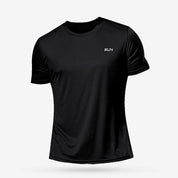 Quick-Dry Compression Athletic Tee – Lightweight Gymwear black T Shirts