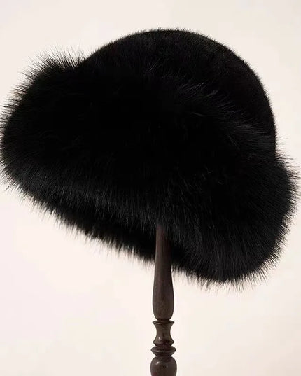 Eleganza Fiorentina Fur Hat Black Hats