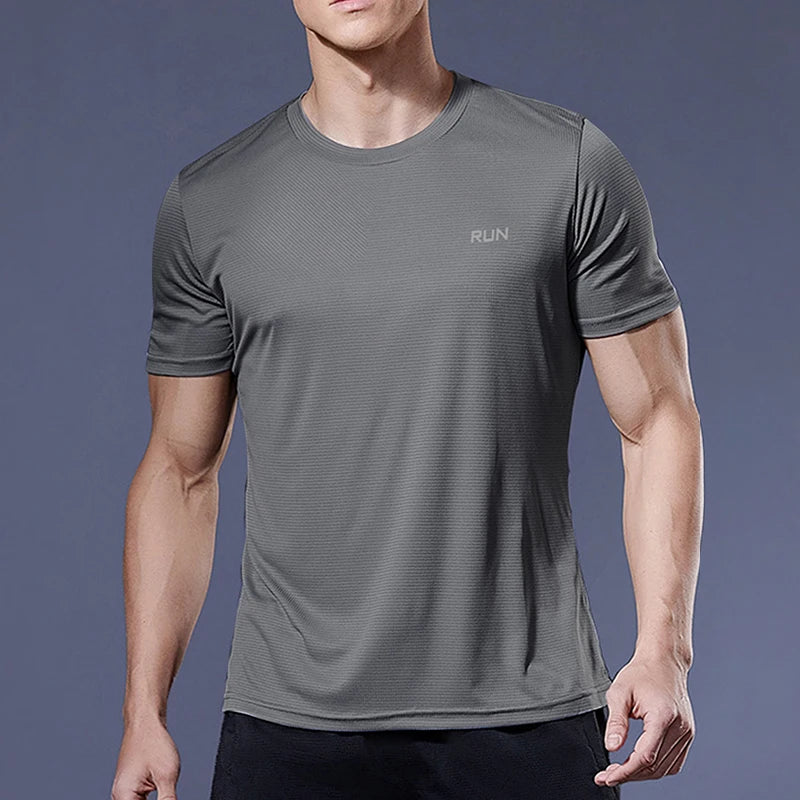 Quick-Dry Compression Athletic Tee – Lightweight Gymwear T Shirts