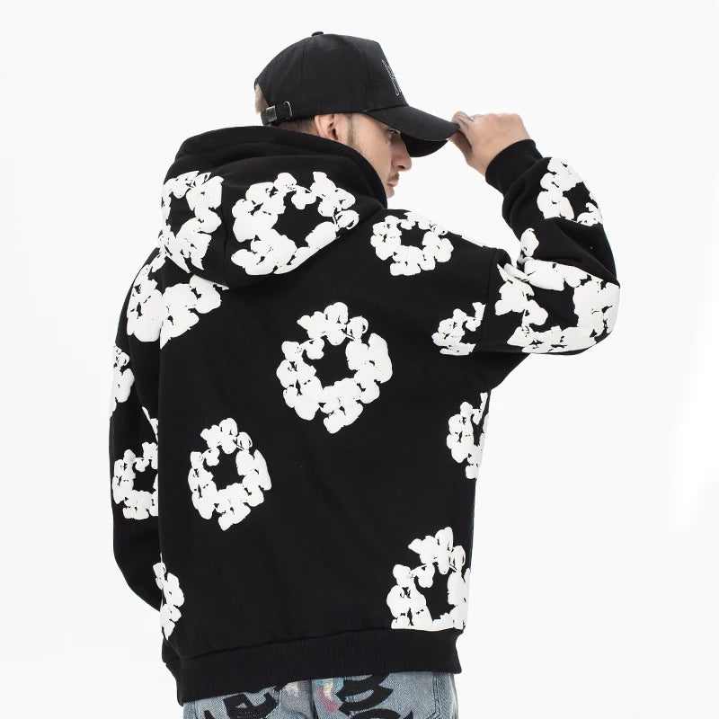 Denim Tears Men's Casual Hooded Sweatshirt Hoodie