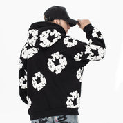 Denim Tears Men's Casual Hooded Sweatshirt Hoodie