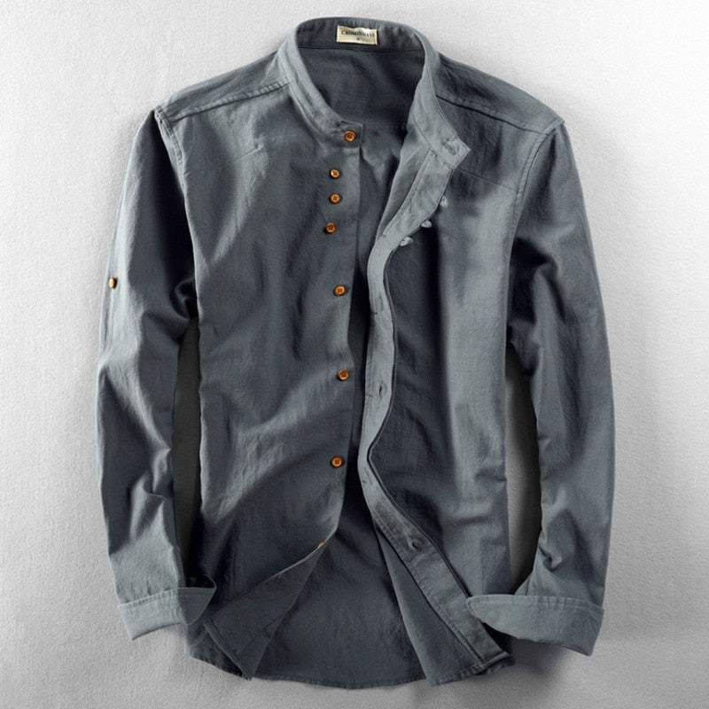 Mito Katana Japan‑Style Shirt Charcoal Shirts