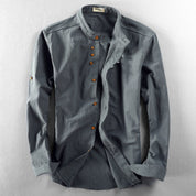 Mito Katana Japan‑Style Shirt Charcoal Shirts