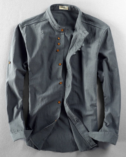 Mito Katana Japan‑Style Shirt Charcoal Shirts