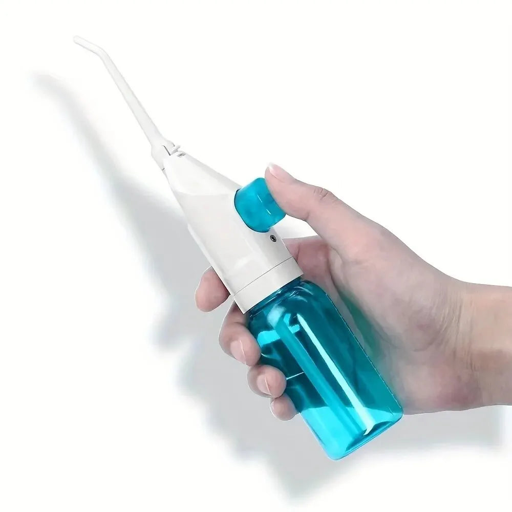 Portable High-Pressure Oral Irrigator Water Floss Blue Accessories