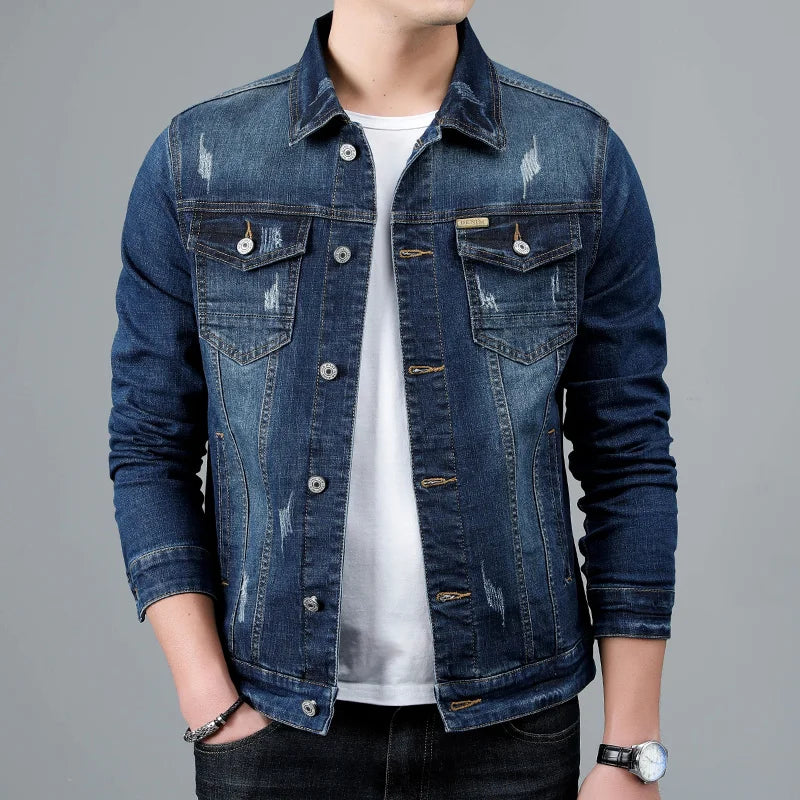 Bennett | Summer Fade Denim Dark blue Jackets