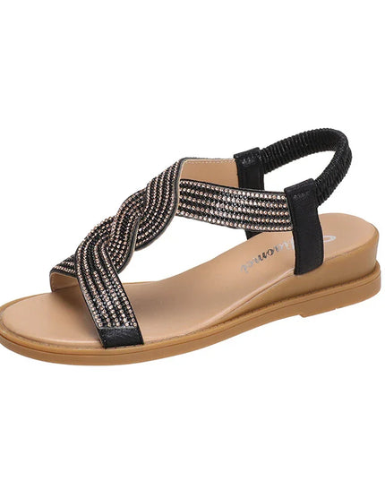 Zinnia™ | Versatile Flat Sandals Black Shoes & Sandals
