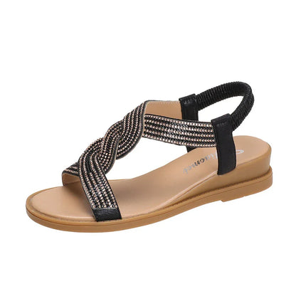 Zinnia™ | Versatile Flat Sandals Black Shoes & Sandals