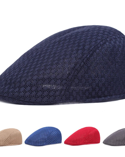 Breathable Mesh Newsboy Cap Hats