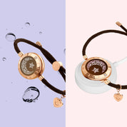 Sun and Moon totwoo Love Bracelets,Long Distance Relationship touch Light up & Vibrate Bracelets for Couples, Gifts Jewellery