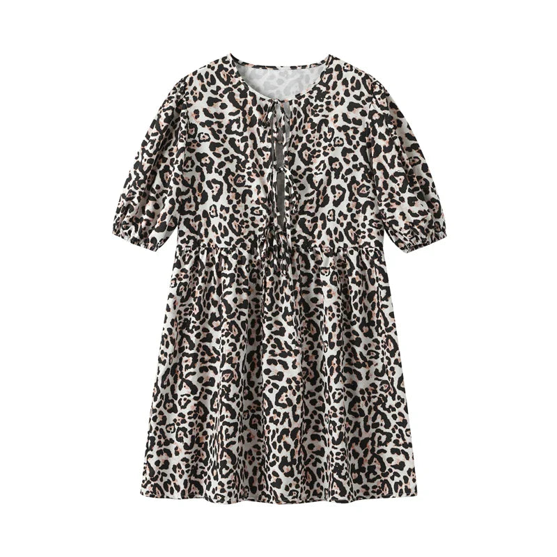 Kendall™ | Leopard Print Flirty & Flowing Sundress Dresses