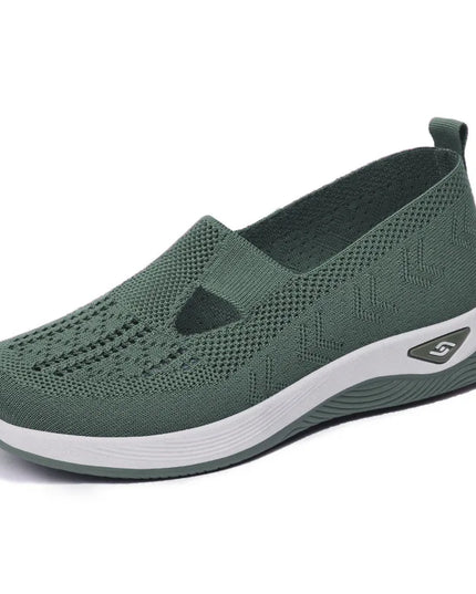 Maya™ - Breathable Knit Sneakers Green Sandals