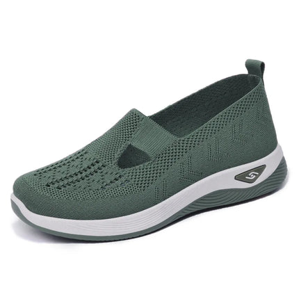 Maya™ - Breathable Knit Sneakers Green Sandals