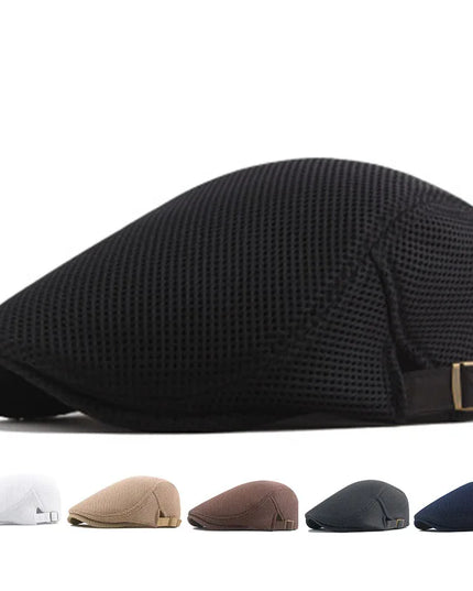 Breathable Summer Mesh Newsboy Cap Hats