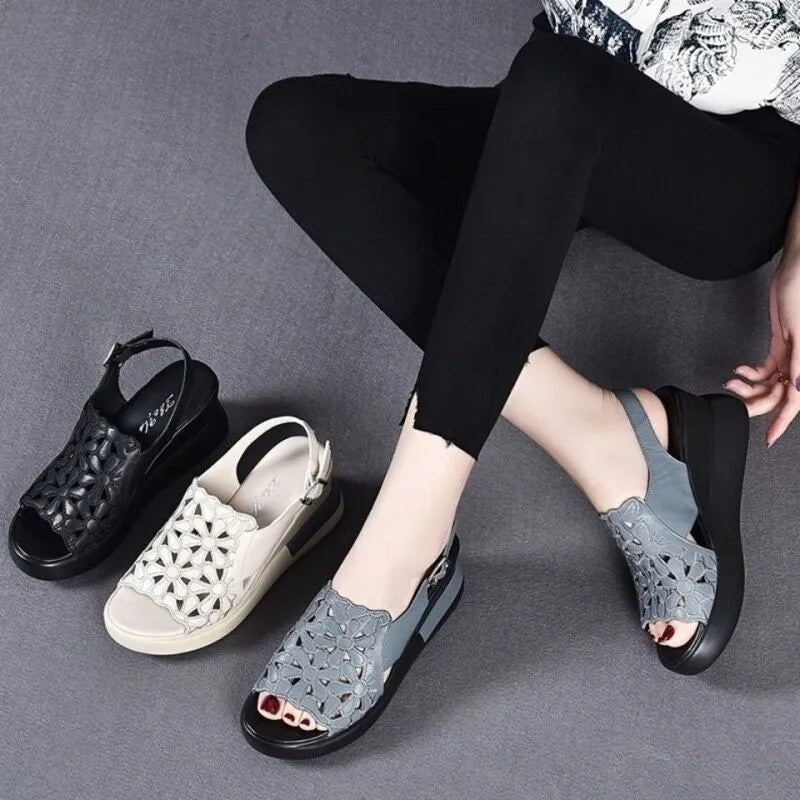Belle™ | Arch-Supporting Wedge Sandals Shoes & Sandals