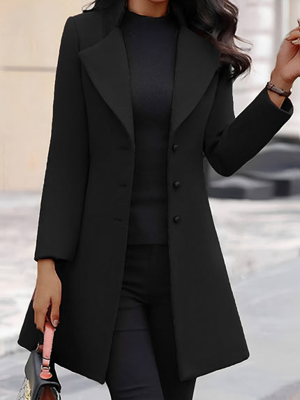 Women's Slim-Fit Blazer Black Blazer