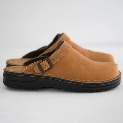 Men's Casual Bun Orthopedic Shoes Khaki Orthopedic Shoes