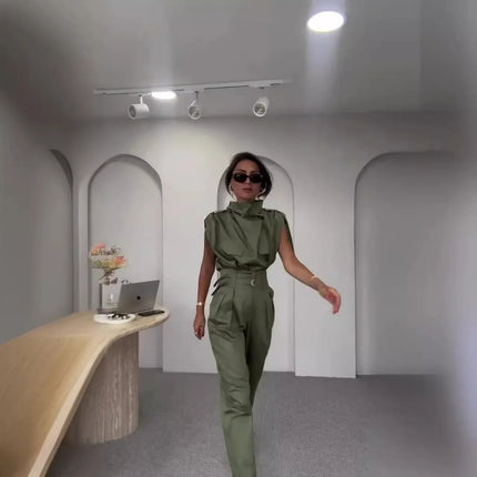 Margot™ | Classic Chic Set Army Green Outfit Sets
