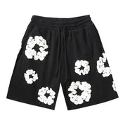 Denim Tears Floral Shorts Pant Black Shorts