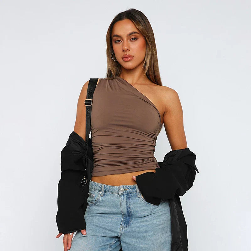 Lou | One-Shoulder Tank Tank top