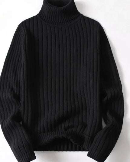 Polo Turtleneck Sweater Black sweater