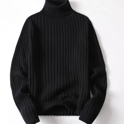 Polo Turtleneck Sweater Black sweater