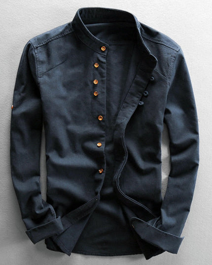 Mito Katana Japan‑Style Shirt Navy Shirts