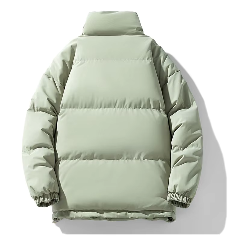 Collared Puffer Jacket Men's Clothing