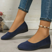 Marlis™ | Elegant Lightweight Non-slip Wedge Shoes Blue Shoes & Sandals