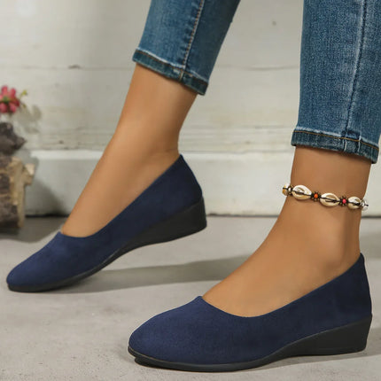 Marlis™ | Elegant Lightweight Non-slip Wedge Shoes Blue Shoes & Sandals