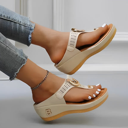 Women's Orthopedic Sandals – Comfort & Support Beige Orthopedic Sandals